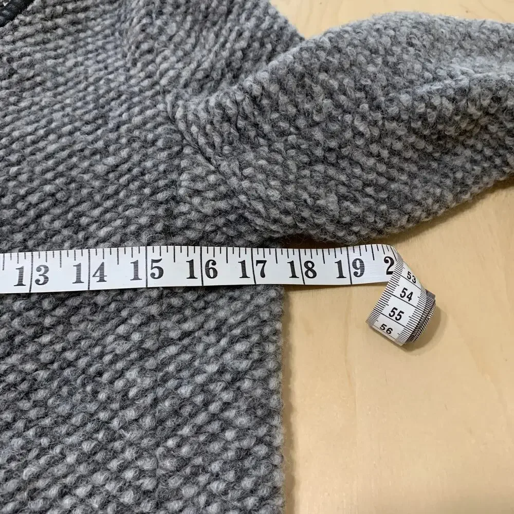 Women's Gap Boucle Grey Boy Wool Blend Coat Jacket Winter Sz 4‎